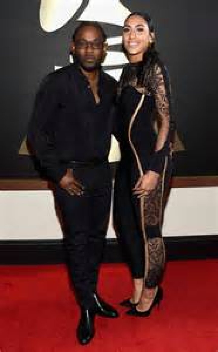 Kendrick Lamar & Fiancee Whitney Alford Attend Grammys 2016! Photo