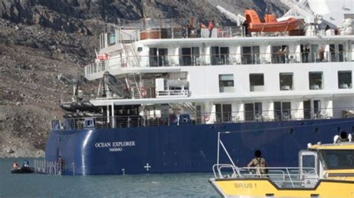 Kiwis trapped in Greenland fiord after luxury cruise ship runs aground