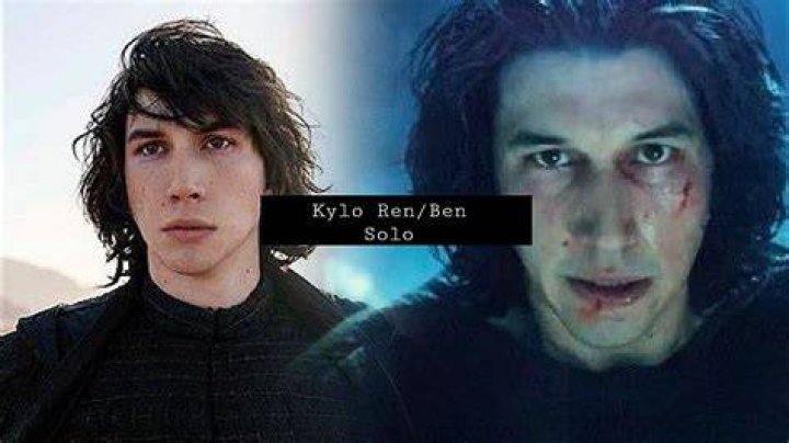 Kylo Ren and Ben Solo in The Rise of Skywalker.