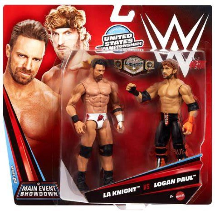 LA Knight Logan Paul WWE