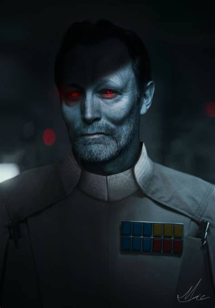 Lars Mikkelsen as Grand Admiral Thrawn in Ahsoka
