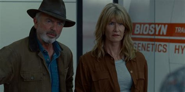 Laura Dern as Dr. Ellie Sattler and Sam Neill as Dr. Alan Grant in Jurassic World Dominion. Photo / Universal Studios