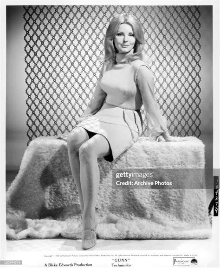 Laura Devon in publicity portrait for the film 'Gunn', 1967. News Photo