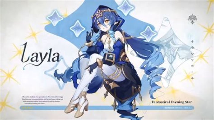 Layla in Genshin Impact Leaked character abilities, lore & release