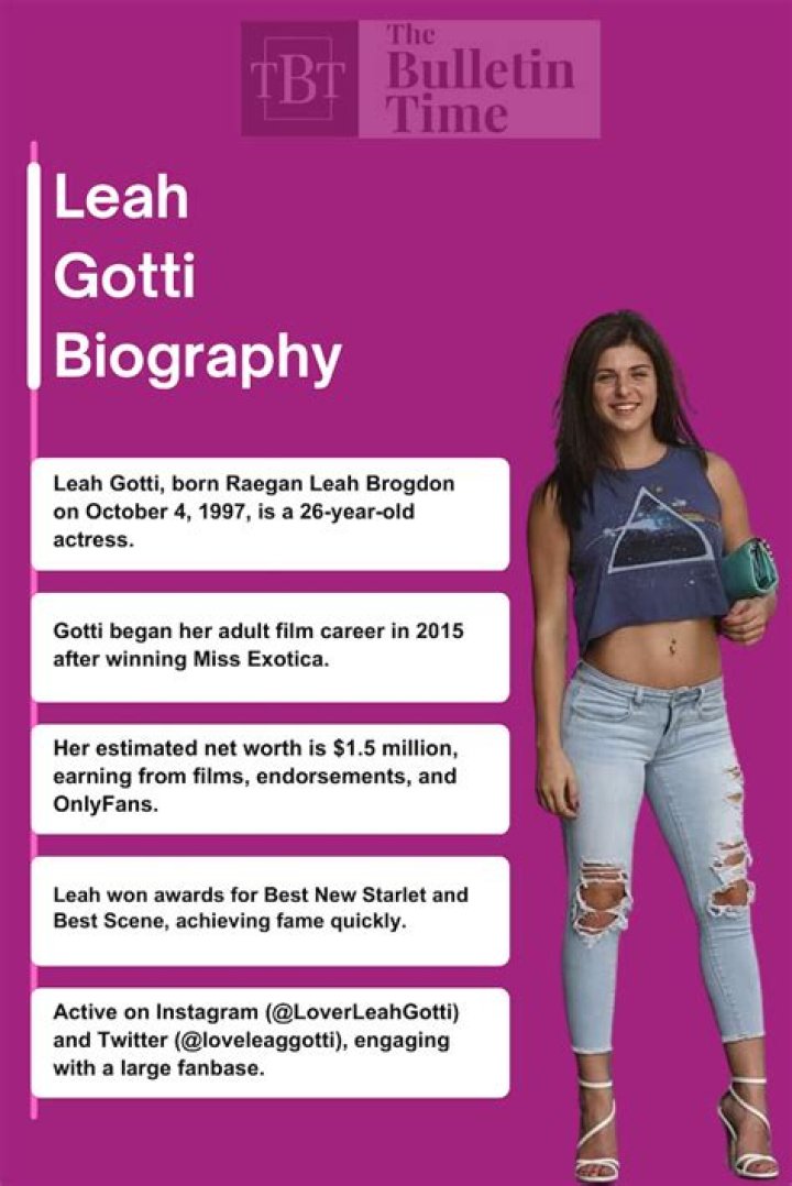 Leah Gotti Biography, Early Life, Relationship, Age, Hight, Weight