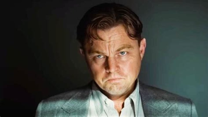 Leonardo DiCaprio scowling as Ernest in Killers of the Flower Moon.