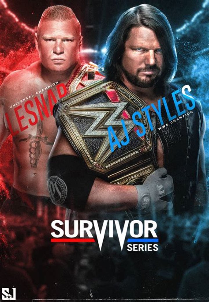 Lesnar v AJ Styles Survivor Series 2017