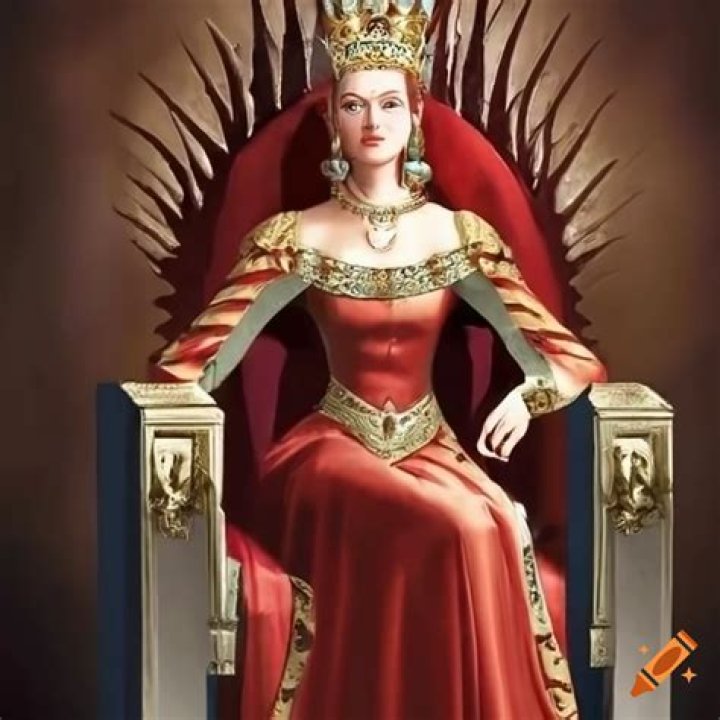 Lexa sits on her throne in The 100