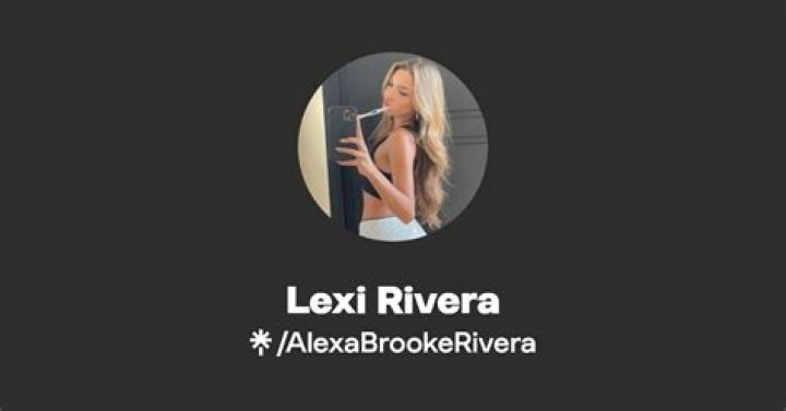 Lexi Brooke Rivera Youtube Channel