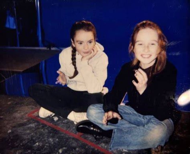Lindsay Lohan and Erin Mackey in The Parent Trap