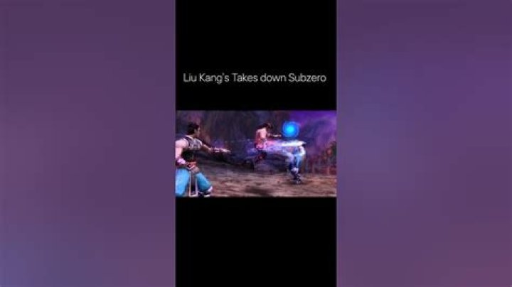 Liu Kang vs Sub-Zero in Mortal Kombat II