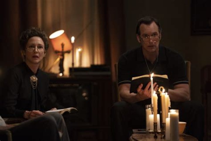 Lorraine Warren Ed Warren Patrick Wilson and Vera Farmiga in The Conjuring