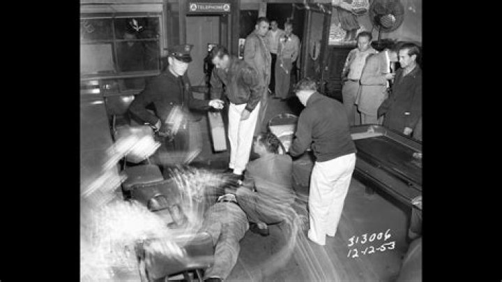 Los Angeles crime scenes in 1953