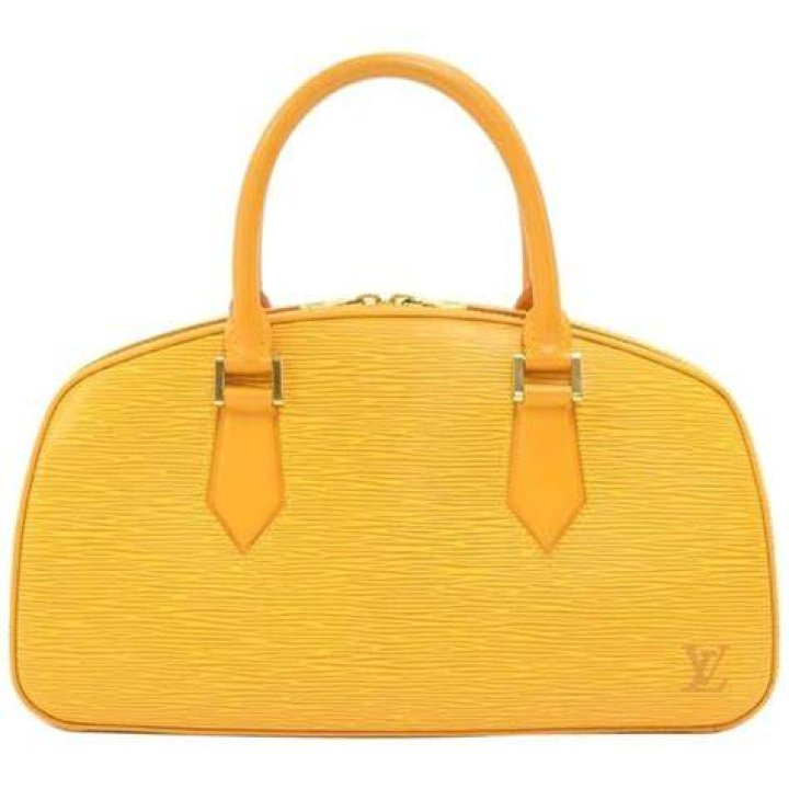 Louis Vuitton Jasmin Yellow Epi Leather Hand Bag at 1stDibs