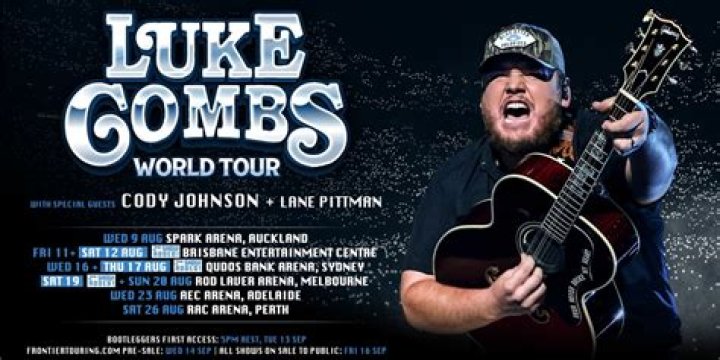 Luke Combs Announces Second Brisbane, Sydney & Melbourne Shows Due To