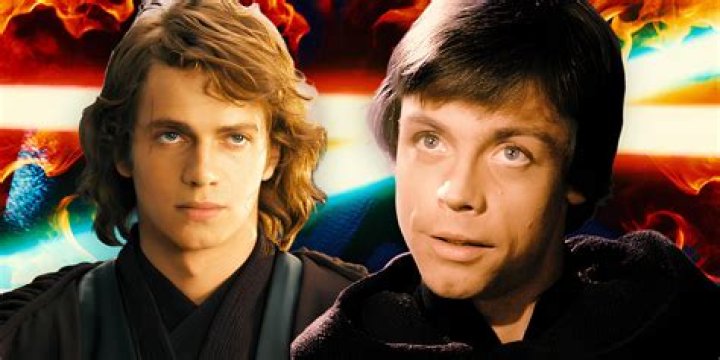 Luke Skywalker in The Last Jedi and Palpatine in Revenge of the Sith