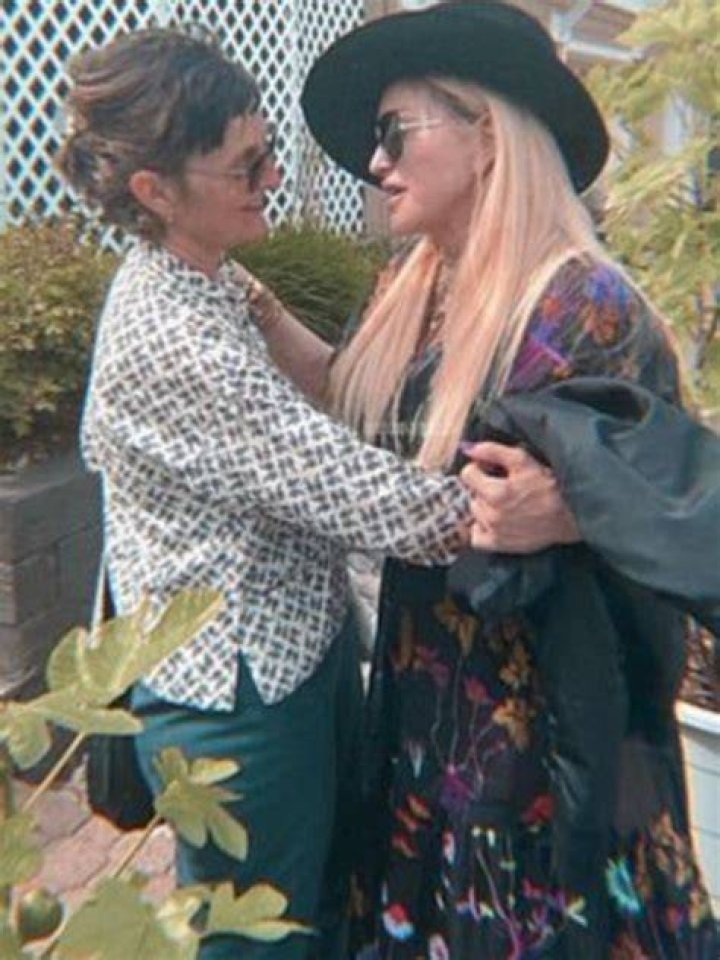 Madonna and Melanie embrace. Photo / Instagram