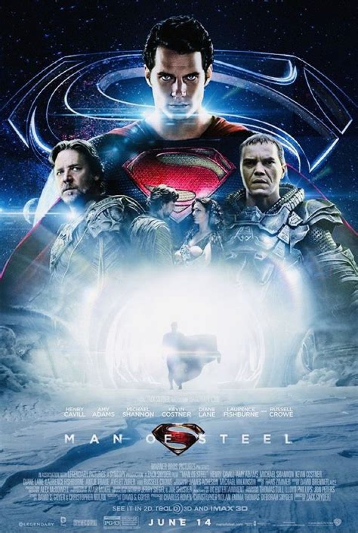 Man of Steel Poster Flowing Cape