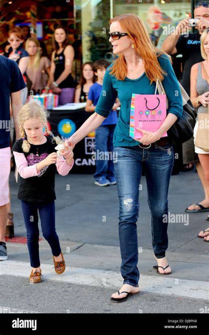 Marcia Cross and her daughter Eden Mahoney Celebrities out and about at
