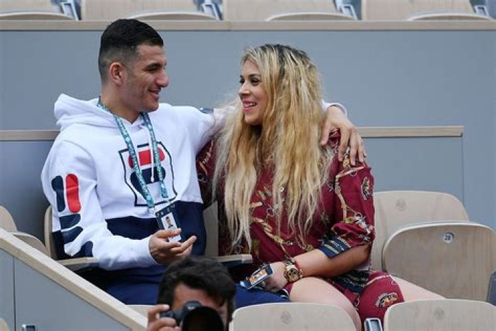 Marion Bartoli et son compagnon Joseph &agrave; Londres le 12 juillet 2015