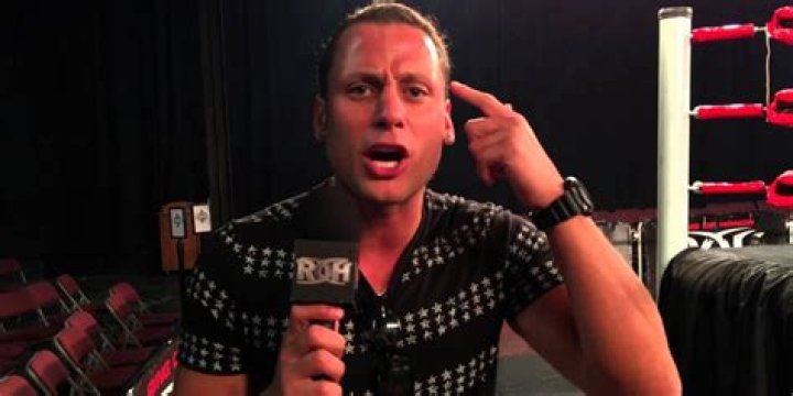 Matt Taven being interviewed Cropped