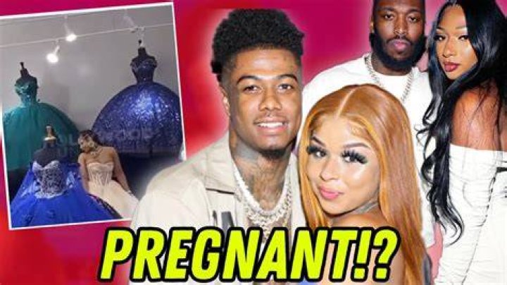 Megan Thee Stallion PREGNANT Chriseanrock Spotted Wedding Dress