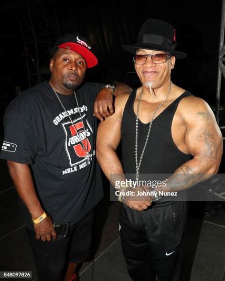Melle Mel poses backstage during the Meadows Music and Arts Festival