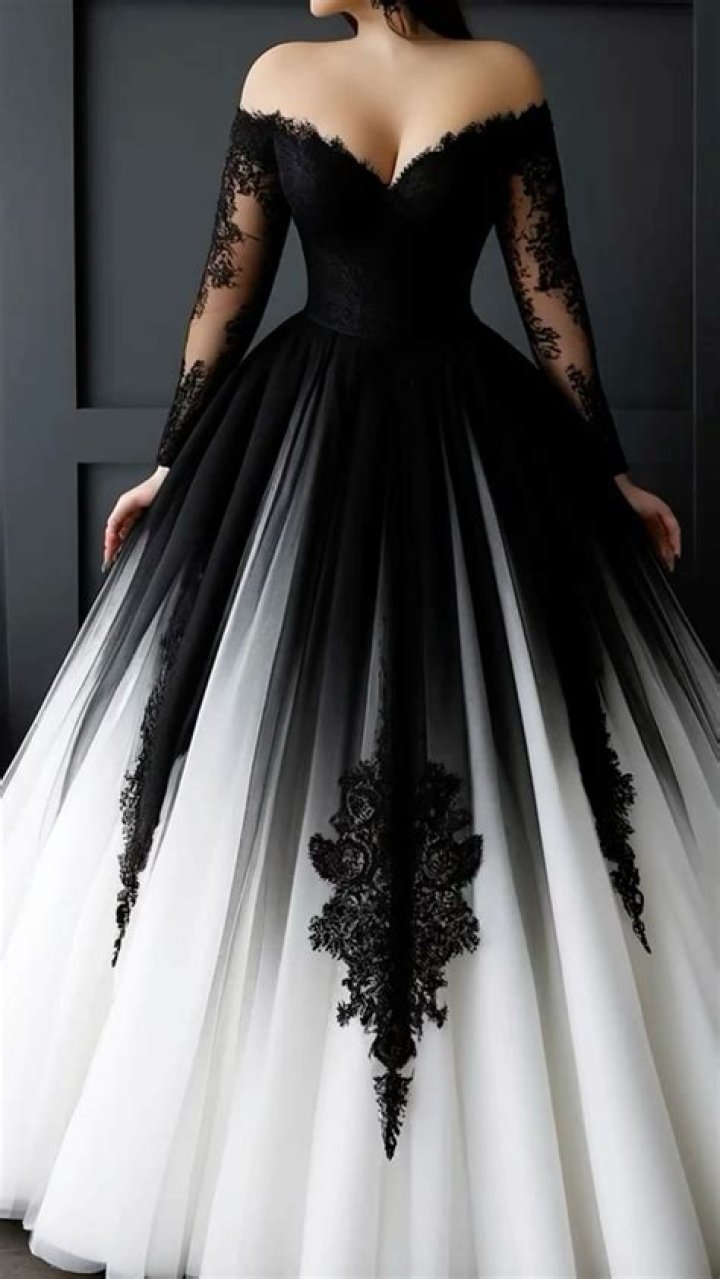 Moira Black and White Dress