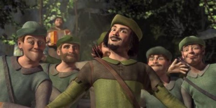 Monsieur Hood and the merrymen in shrek