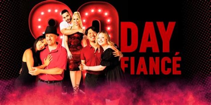 Montage of 90 Day Fiancé's Big Ed and Liz Woods with glass shards