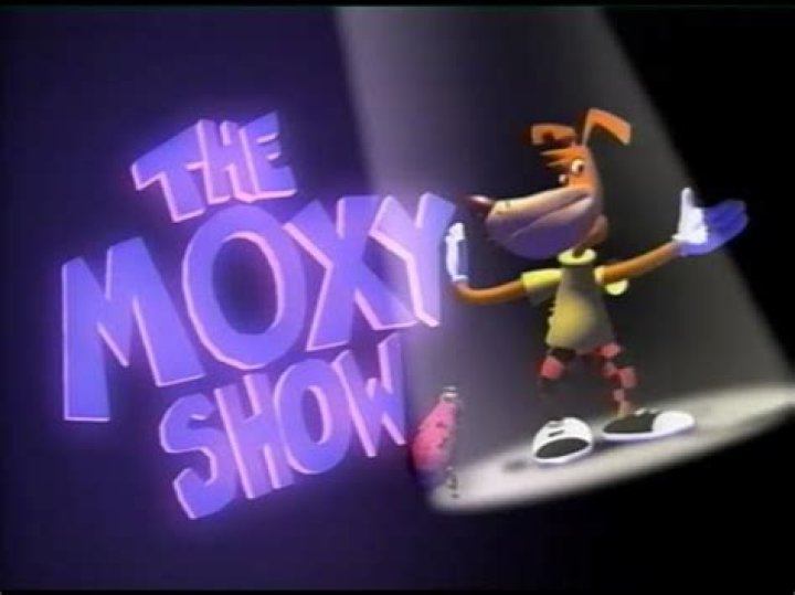 Moxy from The Moxy Show on the phone and in the studio collage