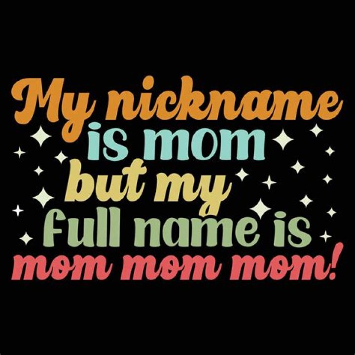 My Nickname is Mom but My Full Name is M Graphic by designtwits