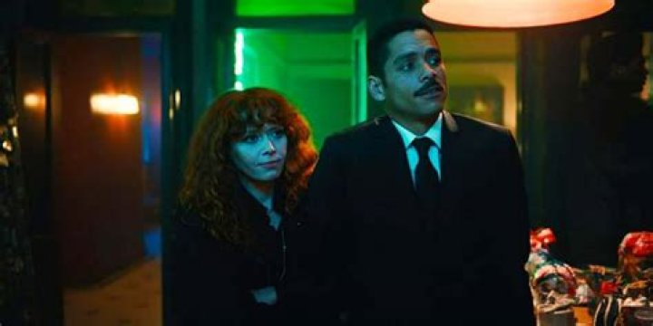 Nadia and Alan at Ruth's Wake in Russian Doll