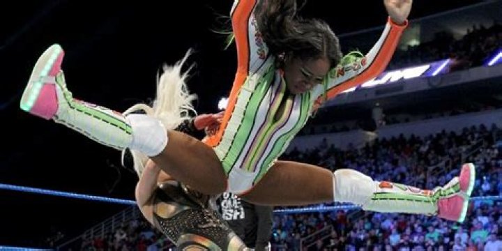 Naomi hitting the Rear View