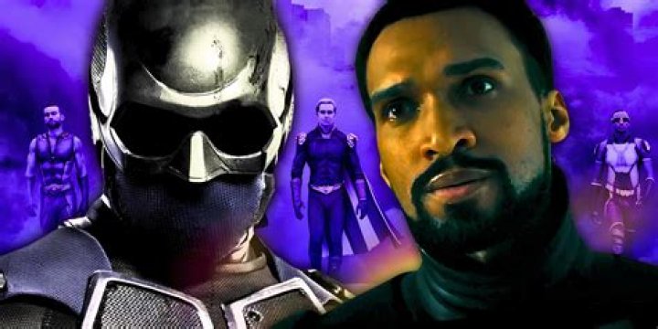 Nathan Mitchell as Black Noir and mask in The Boys
