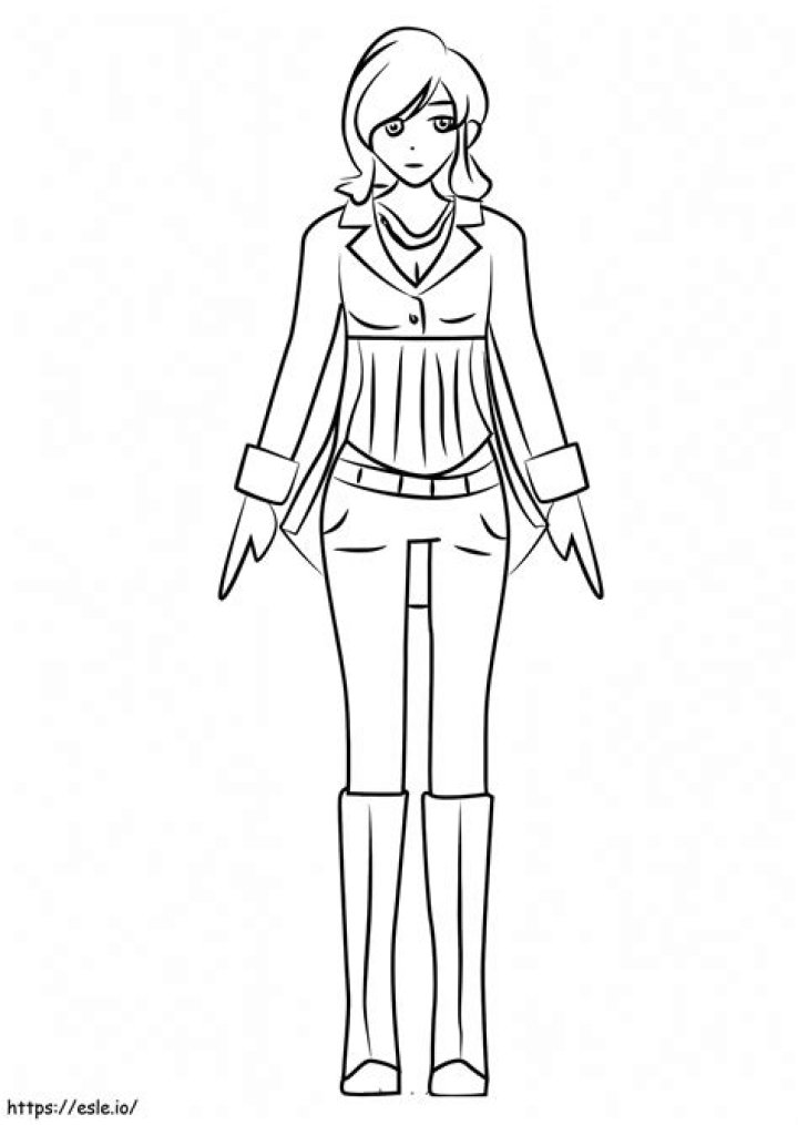 Neopolitan From RWBY coloring page