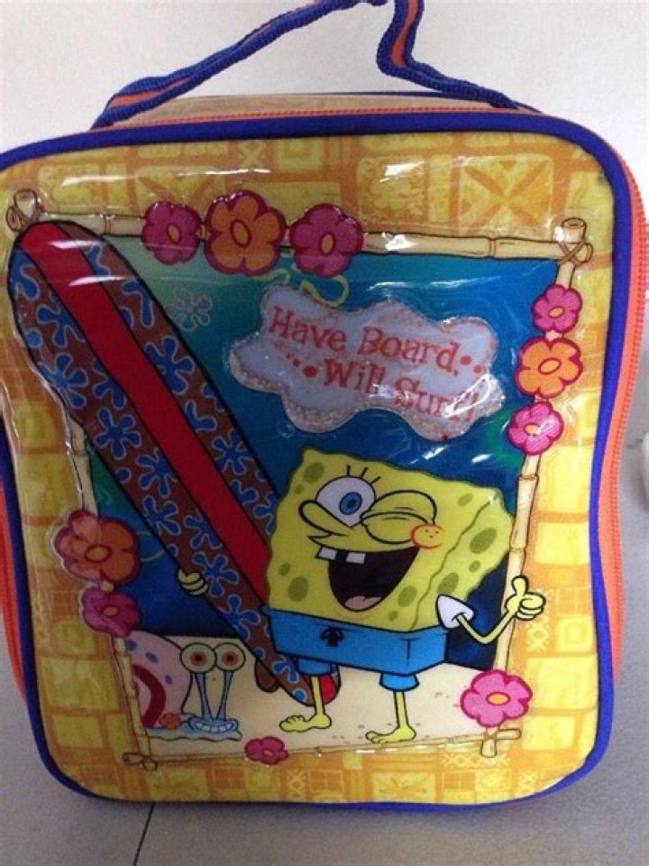 Nickelodeon Spongebob Squarepants Soft Lunch Box Insulated Bag Lunchbox