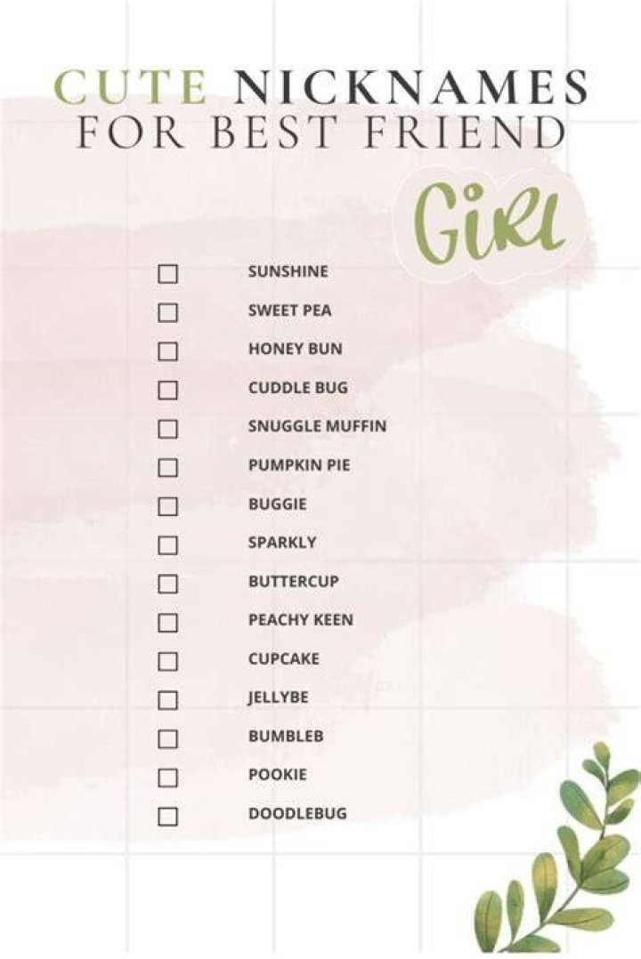 Nicknames for Girl Best Friends 200+ Adorable and Catchy Names