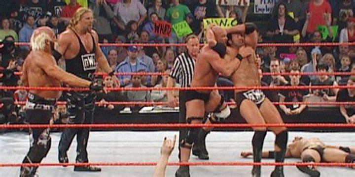 NWO vs The Rock and Steve Austin 