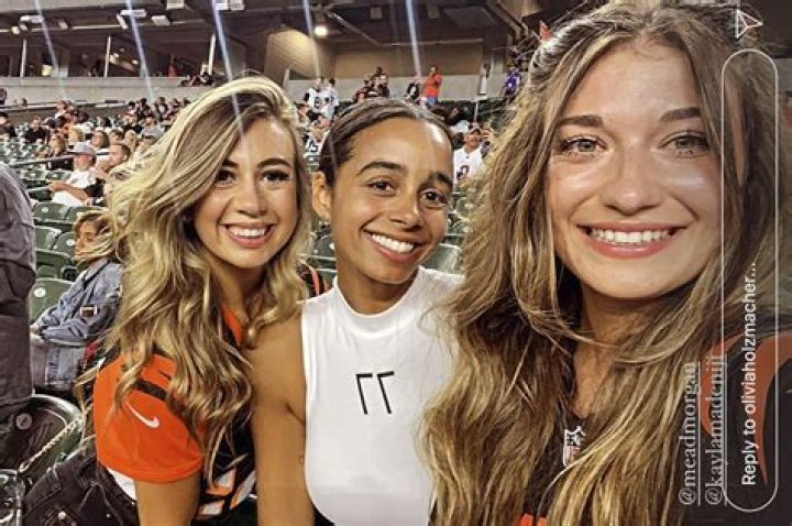 Olivia Holzmacher takes in Bengals win with fellow WAGs