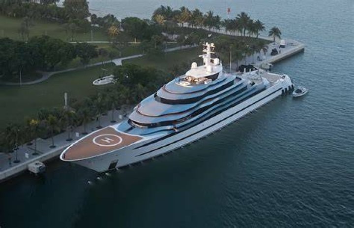 One of the two yachts belonging to Kuzmichev seized by France as part of sanctions