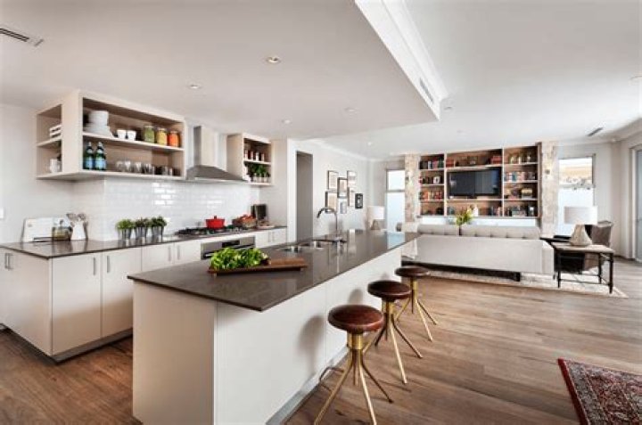 Open plan kitchen designs