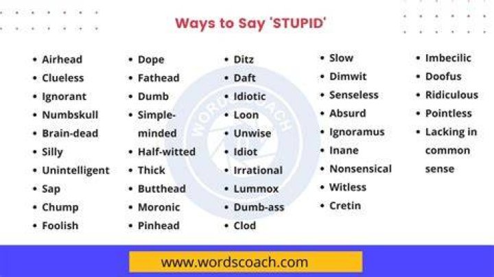 Opinion: The words dumb and stupid do not mean the same as mean or cruel