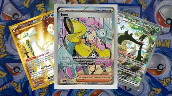 Paldea Evolved Rarest Cards from Pokemon TCG featuring Iono, Chien-Pao, and Meowscarada