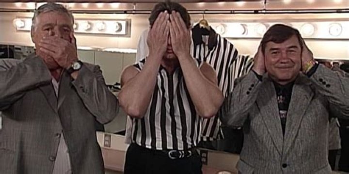 Pat Patterson Vince McMahon Gerald Brisco 
