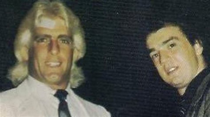 Paul Heyman and Ric Flair in 1985