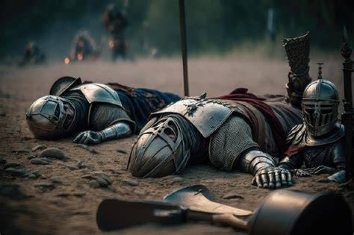 Paul lying on the battlefield in All Quiet on the Western Front