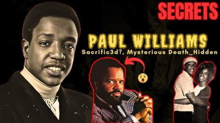 Paul Williams (The Temptations) Alchetron, the free social encyclopedia