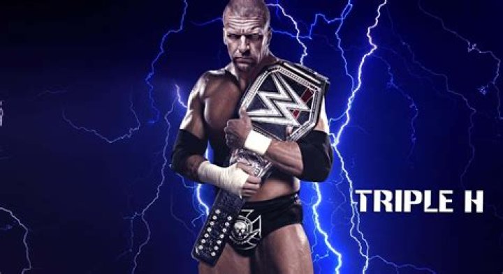 Pictures of Triple H over the years