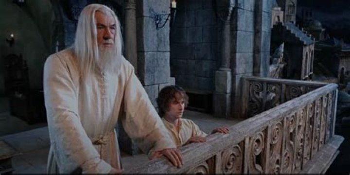 Pippin and Gandalf